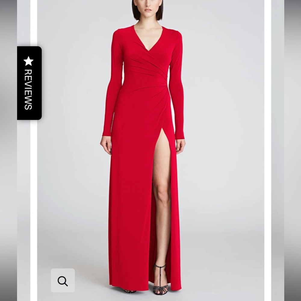 NWT Halston Sydney Rouched Gown SIZE 6